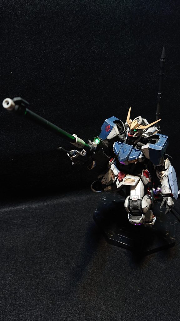 MG 1/100 ガンダムバルバトス第1形態〜第3形態(部分塗装、電飾、ウェザリング)、モビルワーカー–7枚目/制作者:Chohnan