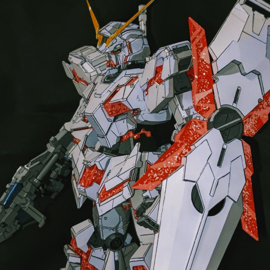 ＜欠損パーツ＞ビームサーベルの柄が１つビームサーベルのクリアパーツが２つ右の握り手が１つ胸の白いスリットパーツが２つシールドのサイコフレーム先端の白いパーツ４つ