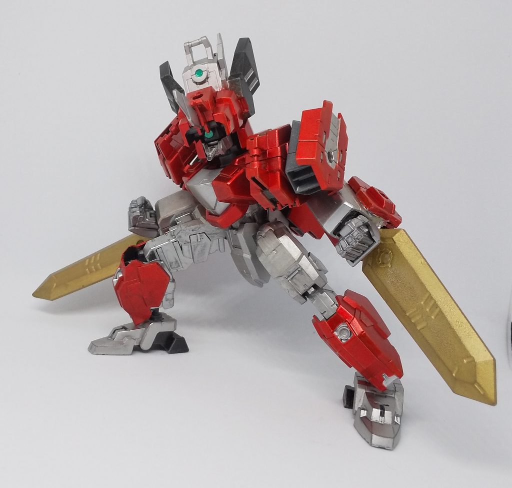 「何処からでもかかってこい！徹底的に叩き切ってやるぜっ！！」足首にもボールジョイントを使っているのもありかなり接地性が高いのもポイントだったりします。