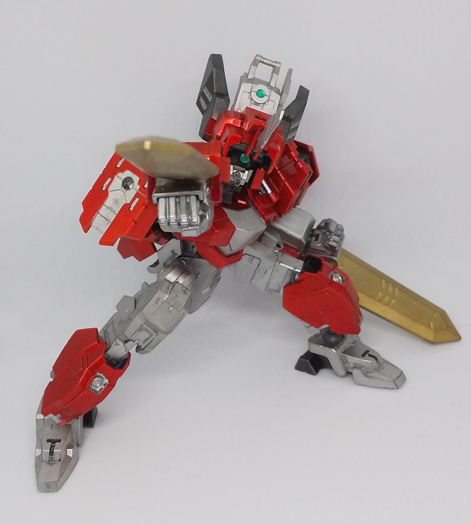 以上、ブレイドベリルでした。当初組み立て中だったSD体型寄りな30MMを作ろうとしていて、難航していた所にミキシング企画が来たのであえて乗っかってみて本作品を作ることが出来ました。個人手に30MM×ガンプラで第1号かつ最高傑作な一品が作れたと実感したので、イベントを開催した運営さんにも感謝したい気持ちです。