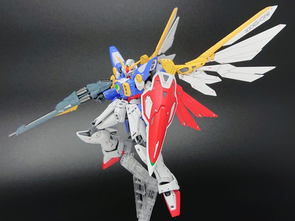 最後は待機ポーズぽい感じで。