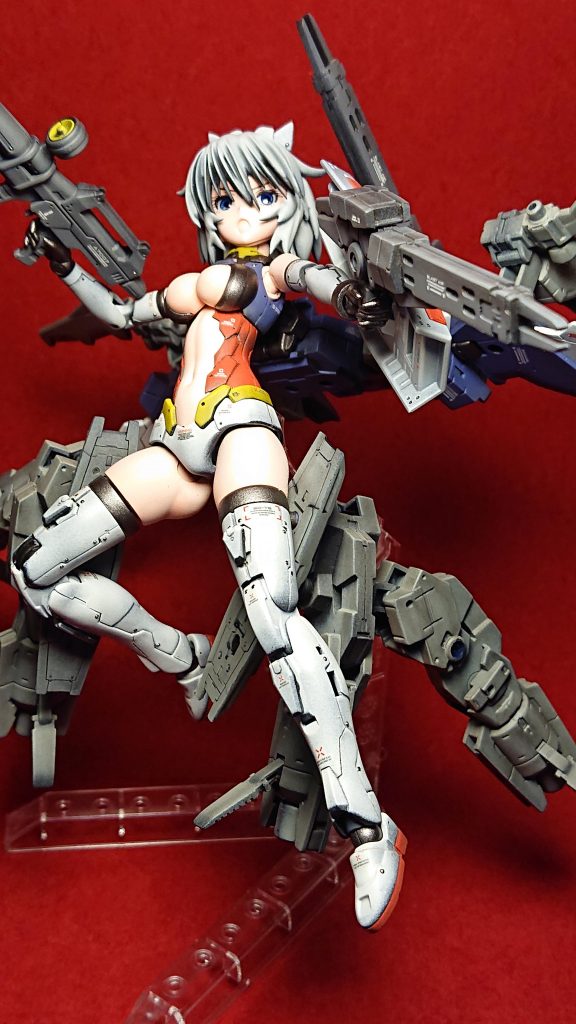 今回用意したのは空中戦仕様の一部だけですが、外にも陸戦仕様や水中戦仕様などまだまだ楽しめそうなので機会があればまた別のキャラで制作したいです。個人的には良いキットだと思います😊。