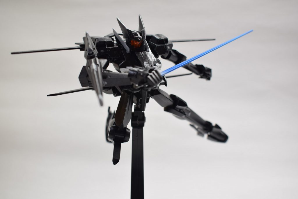 格闘してるフラッグカスタム。