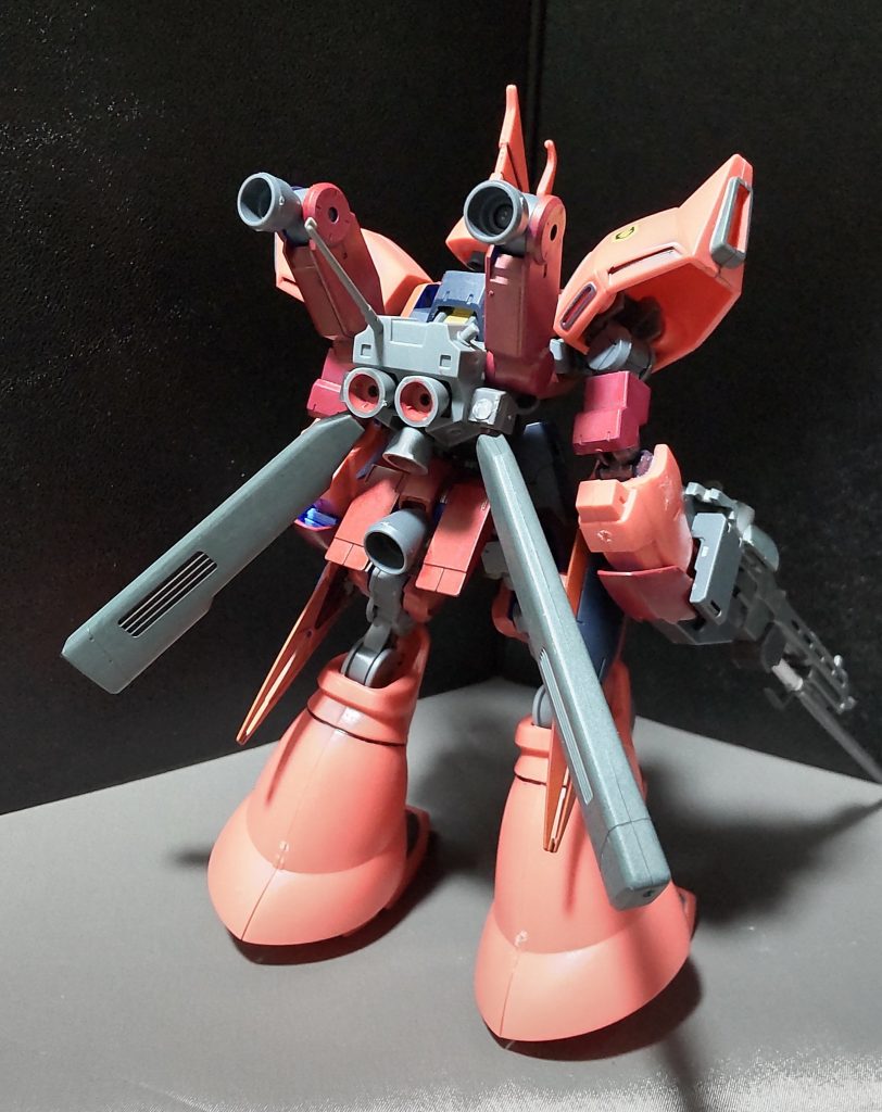 リアビューシュヴァルベグレイズのバックパックにゲルググJのを追加しました。プロペラントタンクは脱着可能で、ある程度の角度調整が出来ます。