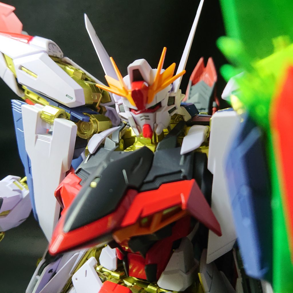 フレームはストライクフリーダム同様にゴールドフレームに塗装してます(◕ᴗ◕✿)