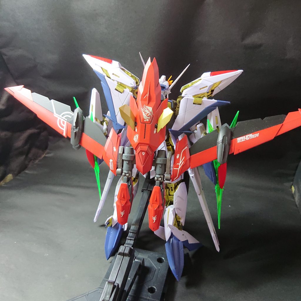 バックパックはテスタメントガンダムから流用してます(ʘᴗʘ✿)