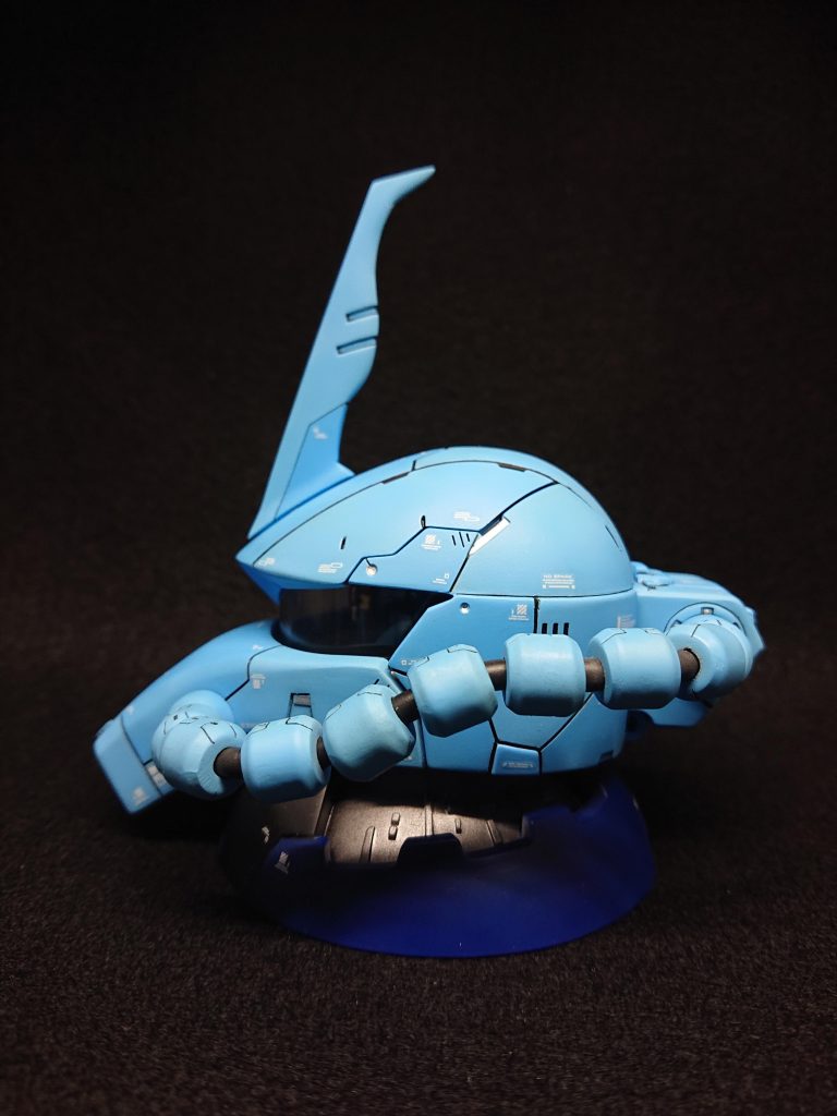 グフカスタムヘッド(ザクヘッド改修)–3枚目/制作者：ポンポン