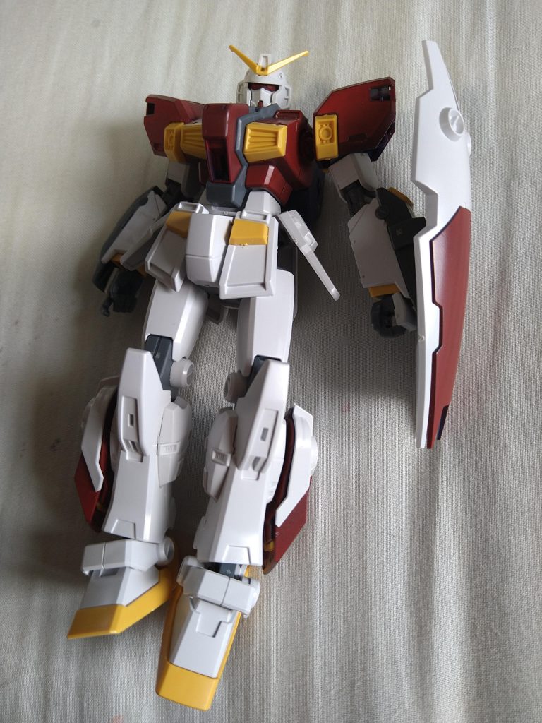 とりあえず赤で塗って