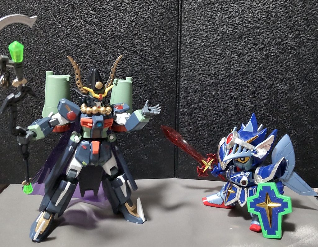 「見つけたぞ！サタンガンダム！」「誰！？あとサタンガンダムじゃねえよ！？」