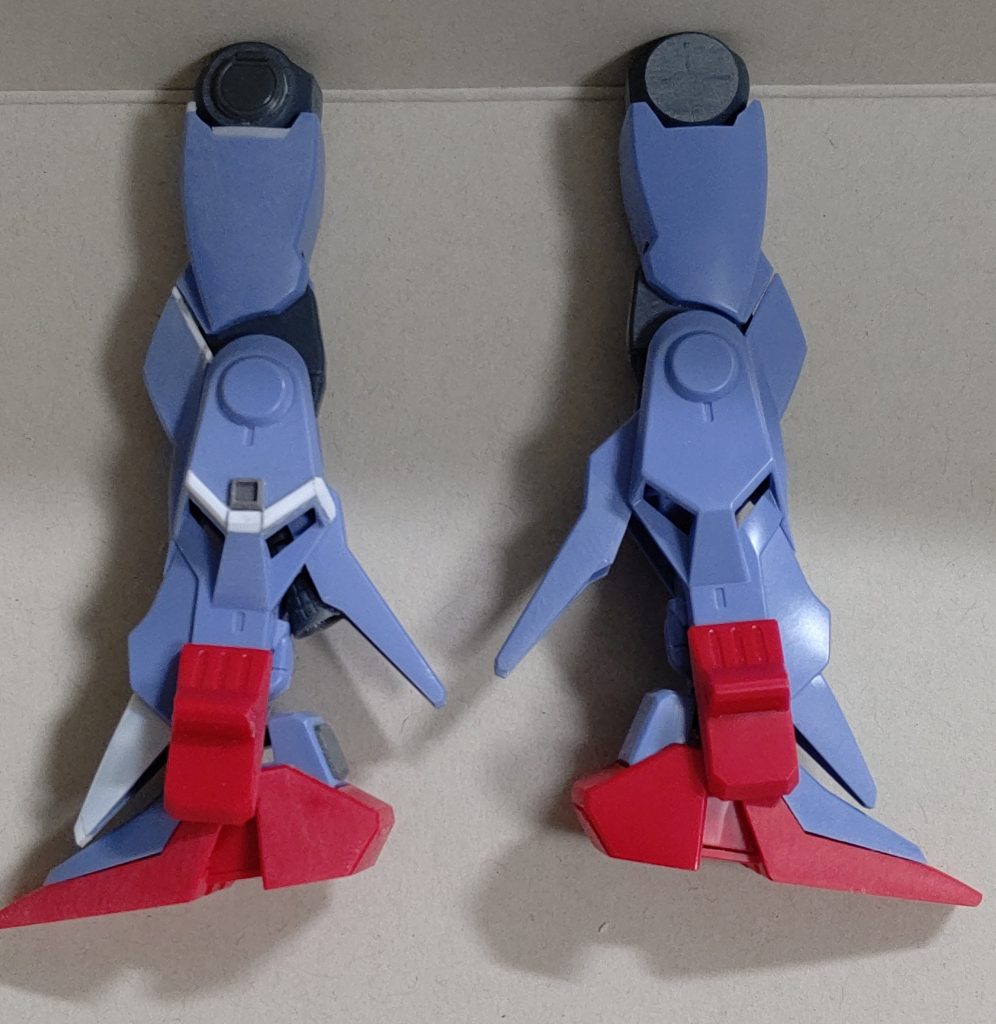 工作はディテールアップが中心ですが、プロポーションも脚だけは太もも部分で少し延長してます。