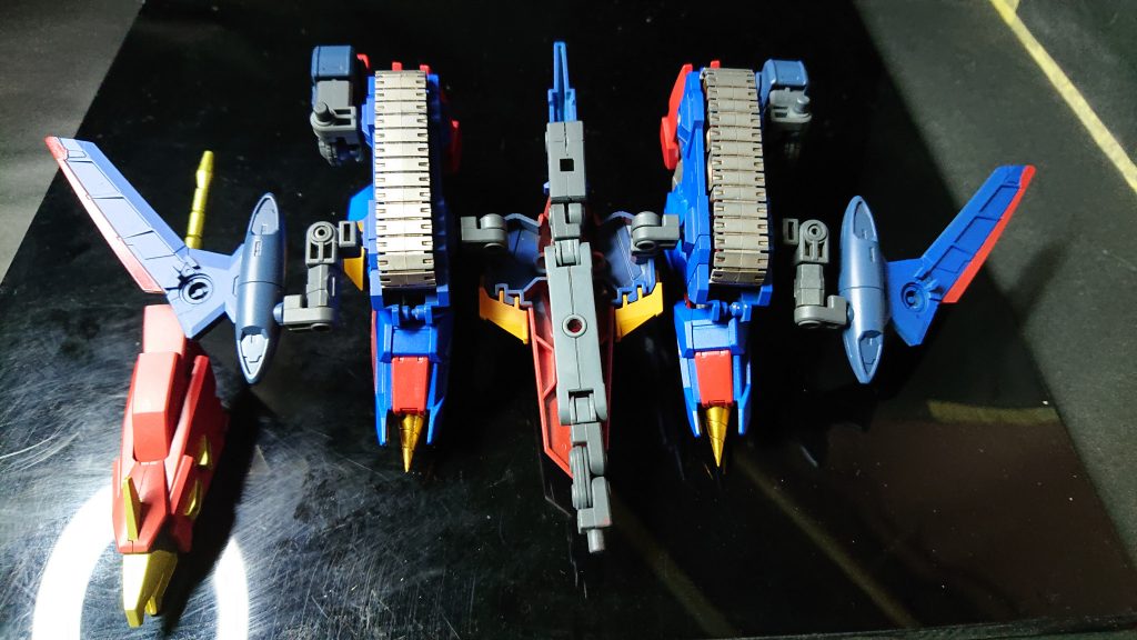 鳥獣メカの作りは実はめっちゃシンプルガンプラバトルアームズを中心に付属の接続具と30mmの接続などを使用して各部を接続してます<( ̄︶ ̄)>