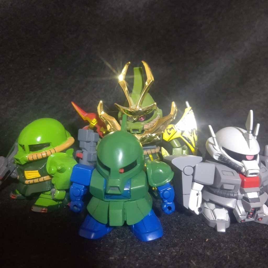 これで ザク 三兄弟が 揃ったノーマルだが