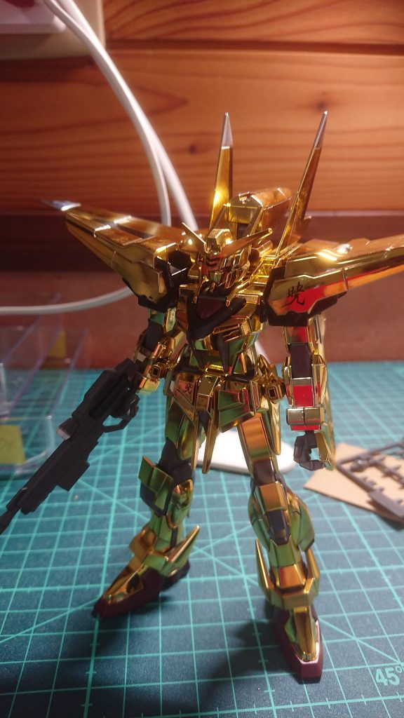 RG アカツキガンダム オオワシ装備 素組 素組の画像あります）RG アカツキガンダム(オオワシ装備