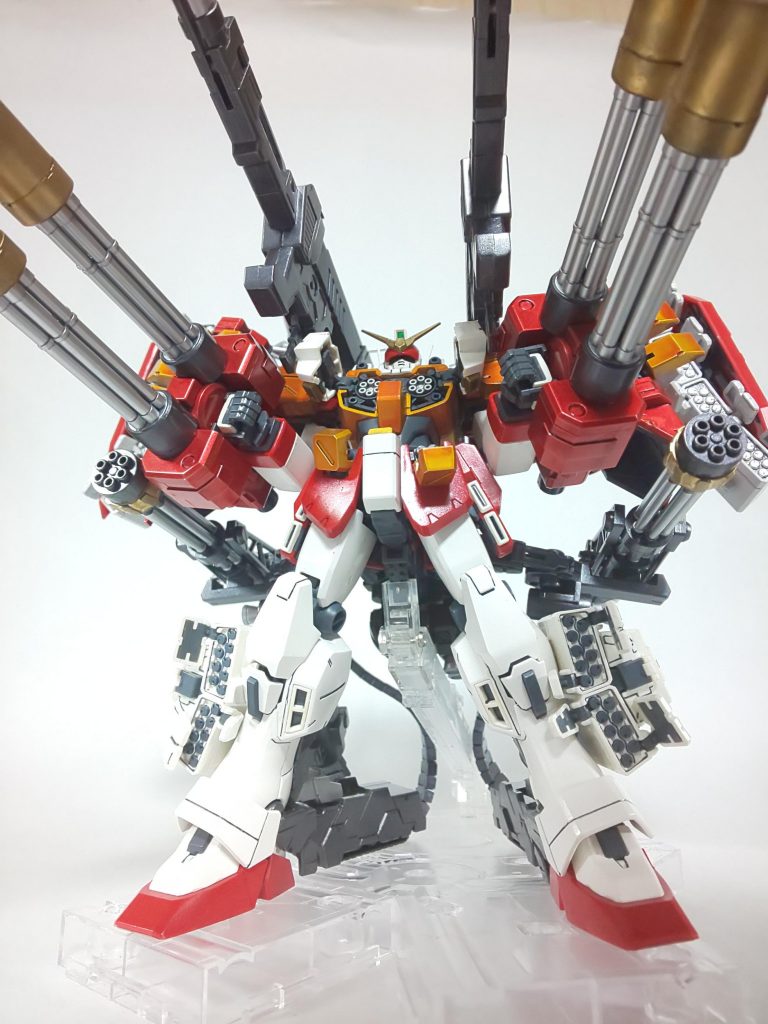 フルバーストをローアングルから。全てを破壊する感を出したかった