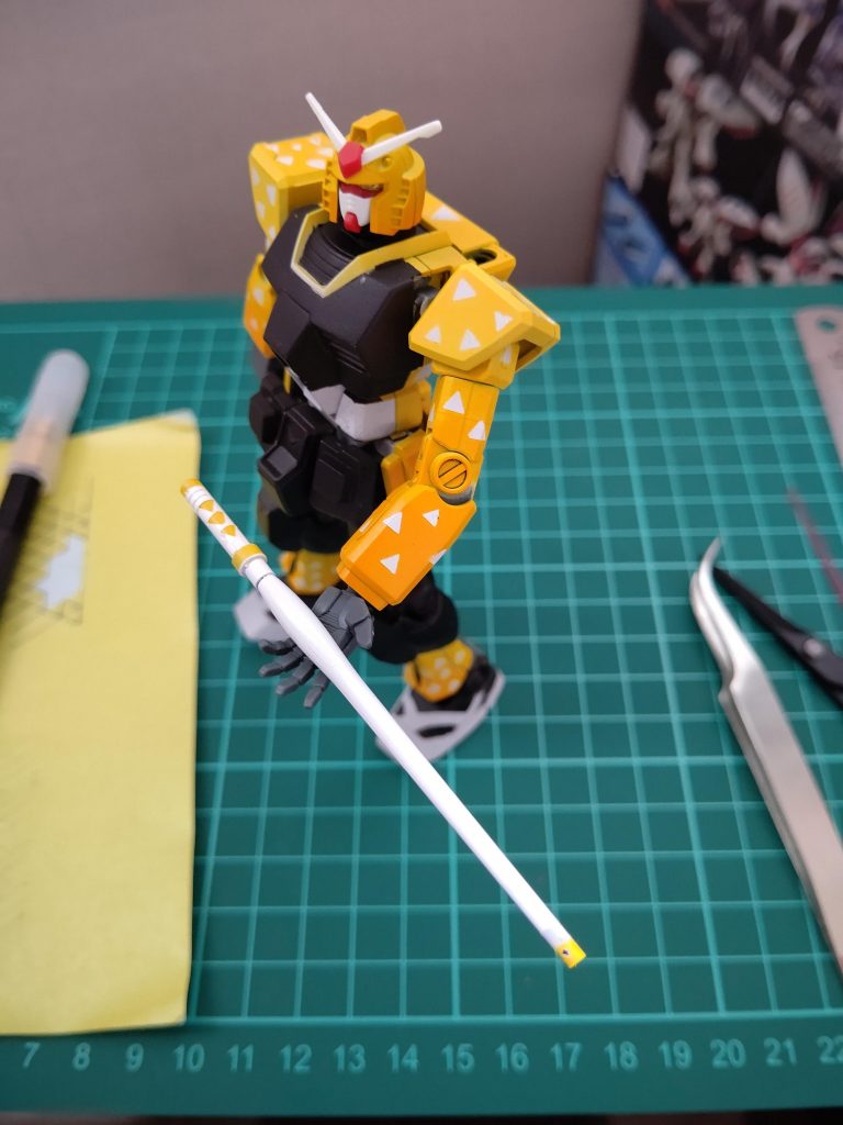 サーベルもそれっぽく(笑)してみました。 