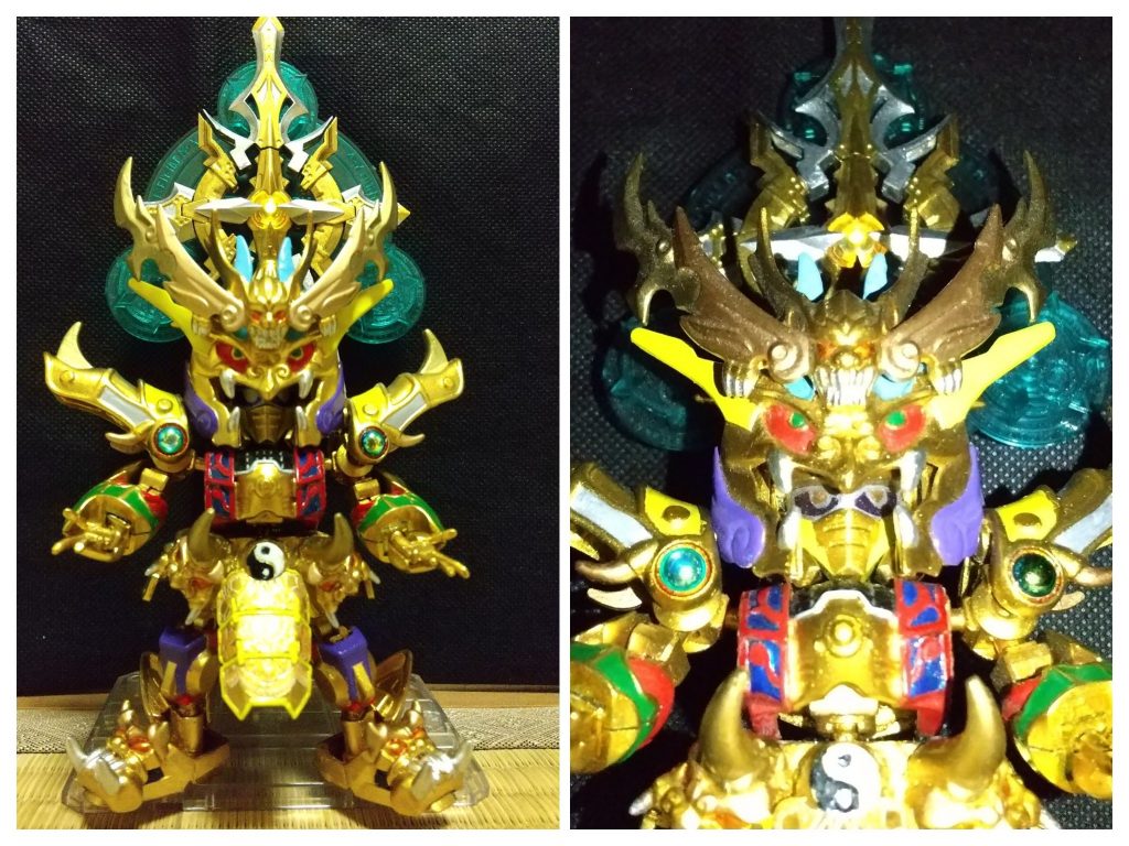 武器にはミライトを仕込んだので光りますが、物凄く分かりずらい……