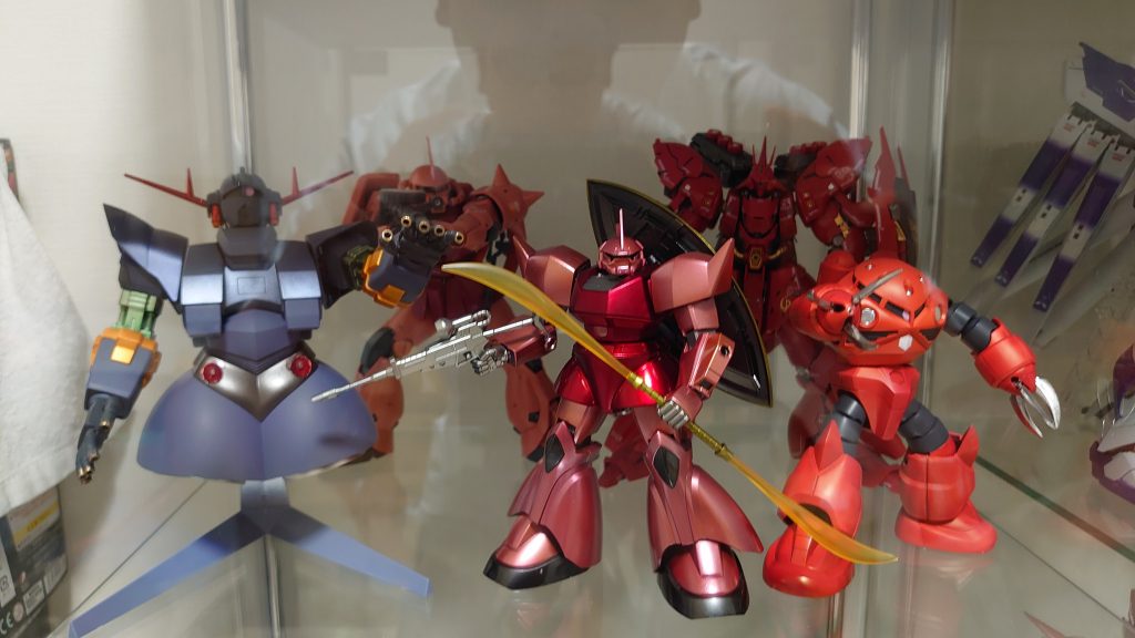 シャア専用機を集めてみました。