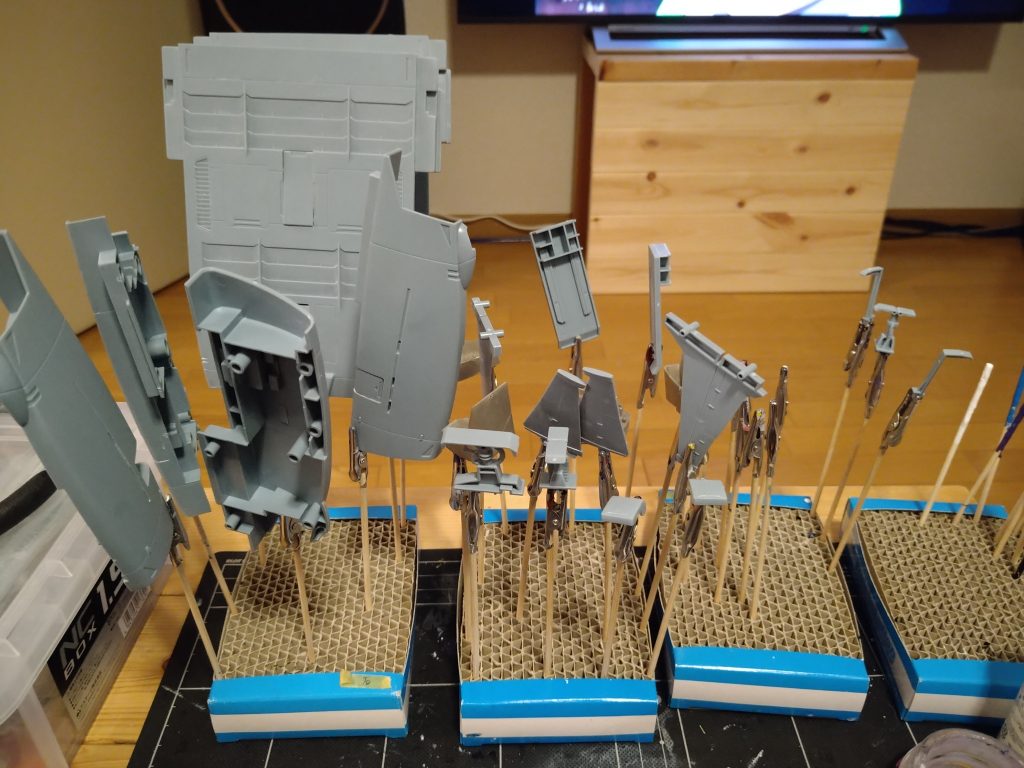 ヤスリがけ(#1000)→水洗い後