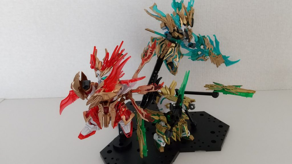 3体揃えて満足しました。このシリーズはたくさん出ていますが、集め始めると大変なことになるので、これでおしまい。のつもりが、悟空を買ってしまいました。積みプラ。