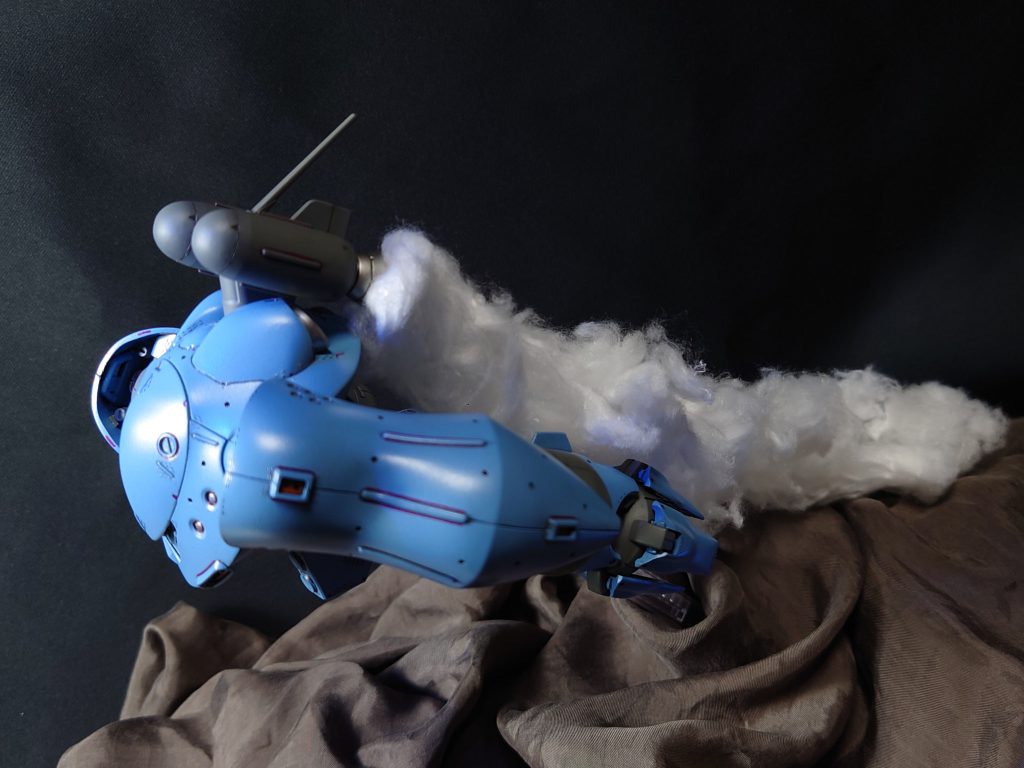 綿は初めて使用しましたが、ジオラマには便利ですね〜