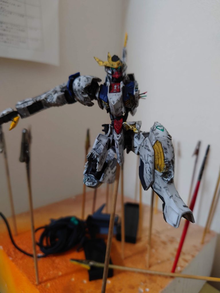 バルバトスルプスレクスをキズだらけに。やり過ぎなぐらいに❤