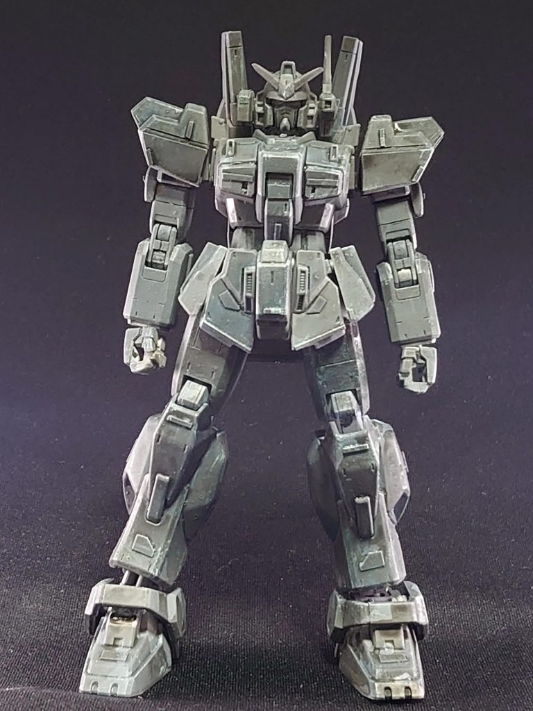 嘘ですすみません。今回はHGガンダムMk-Ⅱを石像風に塗装しました。よろしくお願いします。
