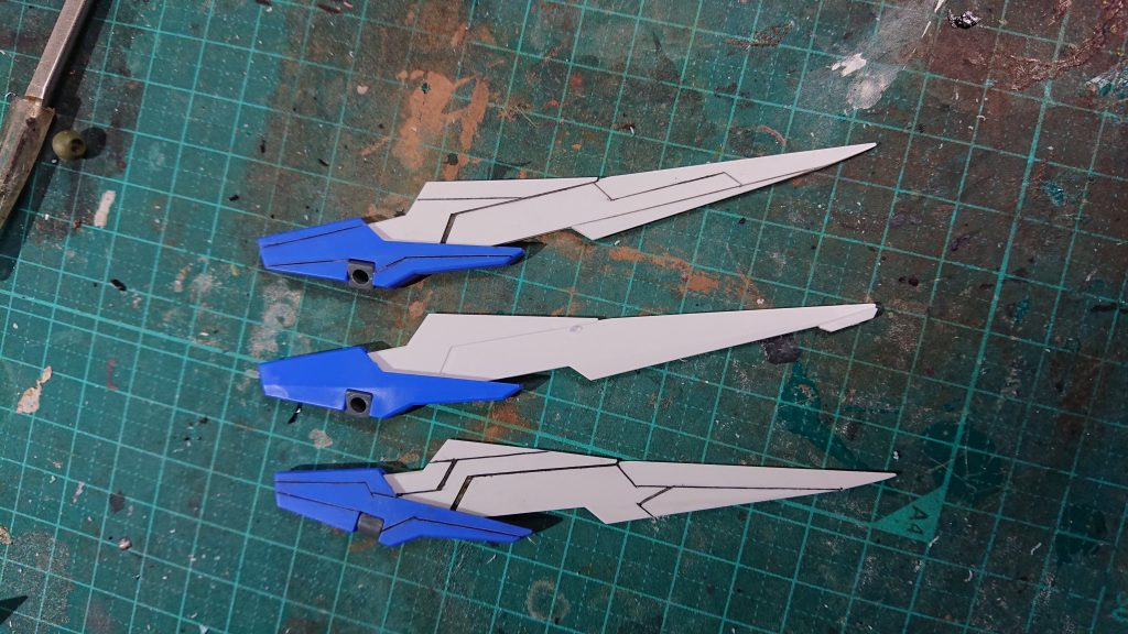 羽根については裏表で別のディティールを掘っております…いや～いい経験になりました。