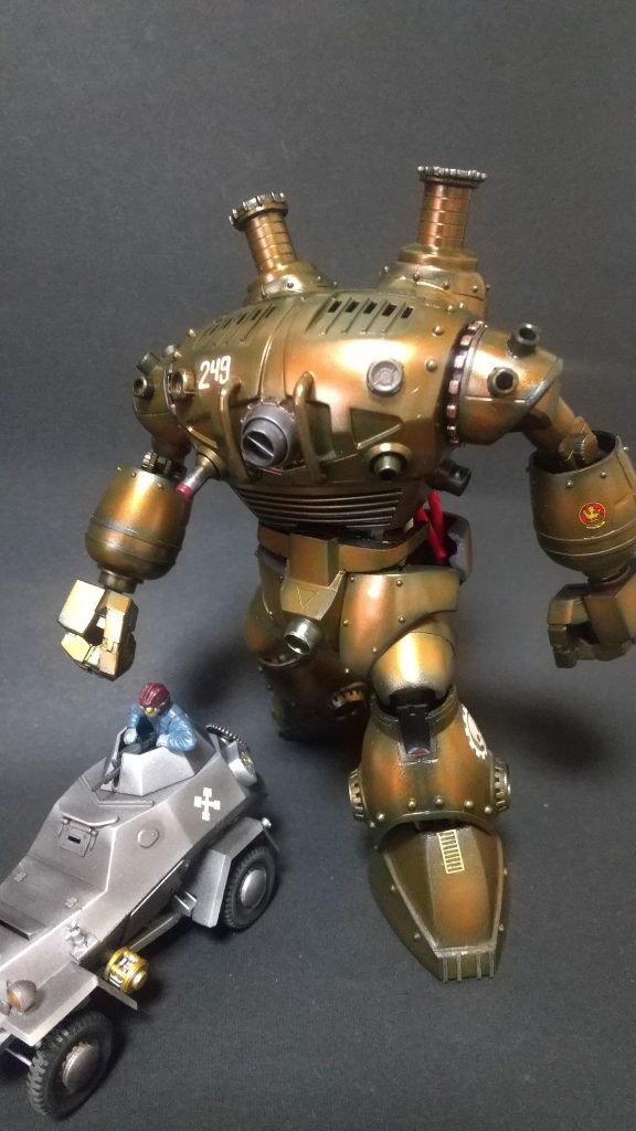 指揮車も製作ソビエト装甲車を使用世界観を寄せてみましたがいかかでしょうか