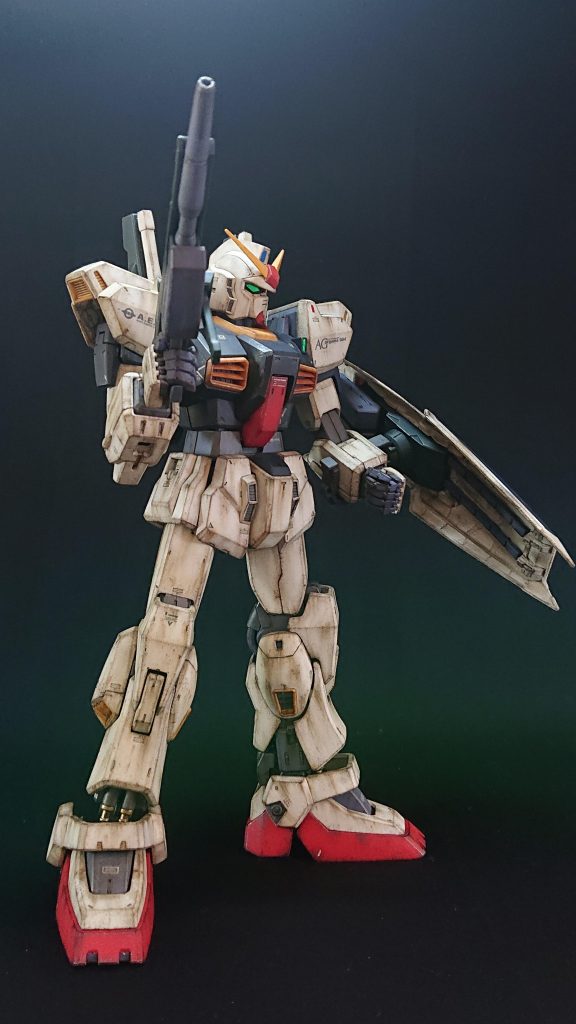 実物にはかなり細かいウェザリングを丁寧にしているのですが、撮影があまり上手くないので、写真ではその辺がいまいち伝わりません。