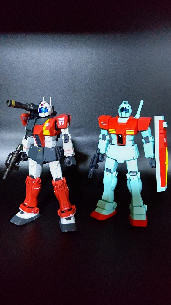 HGUC ジムとこのクオリティで、ジ・オリジン ジムやRG版、リバイバル版 ジム も見てみたい。