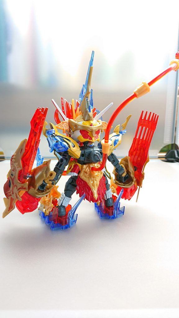 尻尾はもう一つの悟空インパルスガンダムのキットのパーツを使って延長している