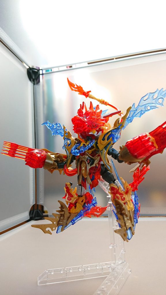 剛猿形態でおなじみの咆哮のポーズも可能