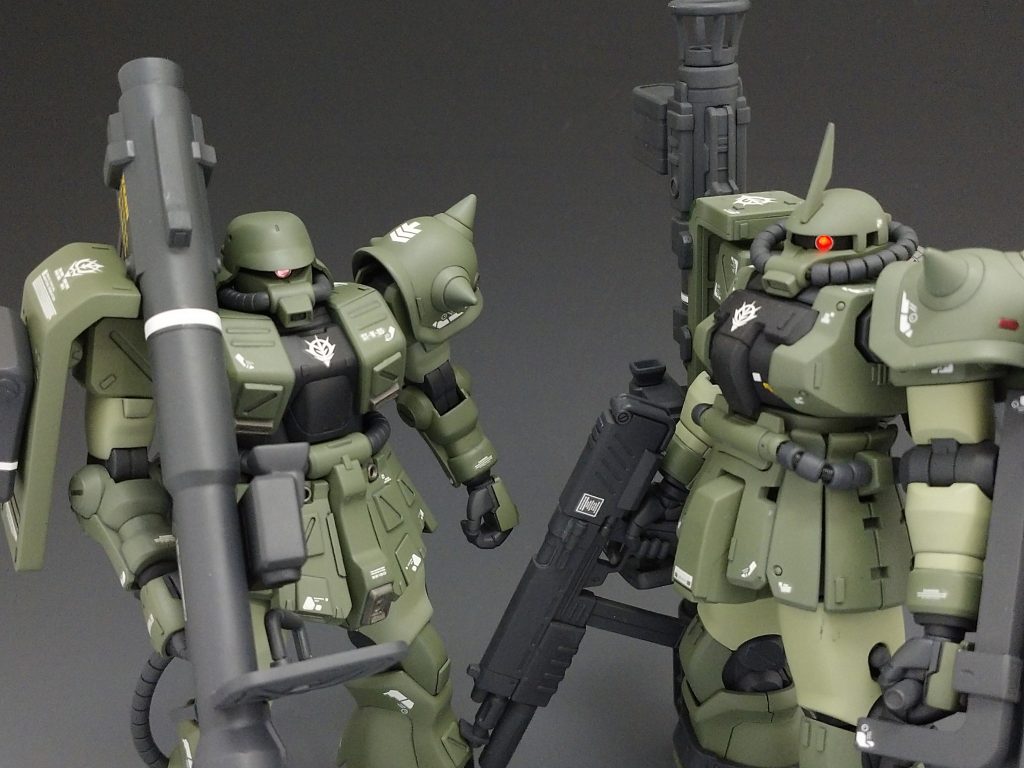 前回の作品のF2と一緒に。改めて見ると全然似てませんね(汗)