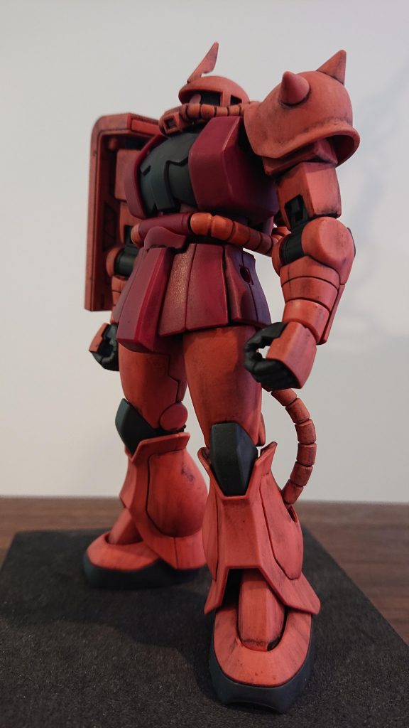 つや消し→マルチブラックで全体汚し