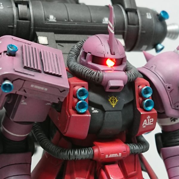 Hgサイコザク シャア専用 つしまさんのガンプラ作品 Gunsta ガンスタ