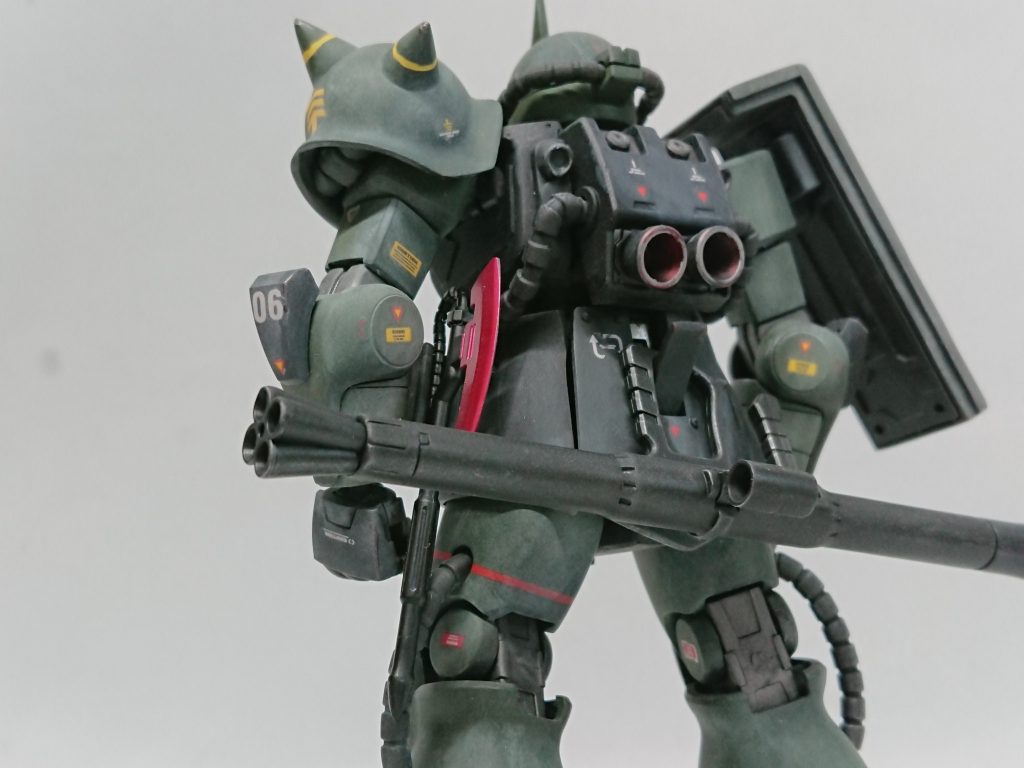 でも、ほとんど目立ちません、バスーカ置けばもうわかりません、