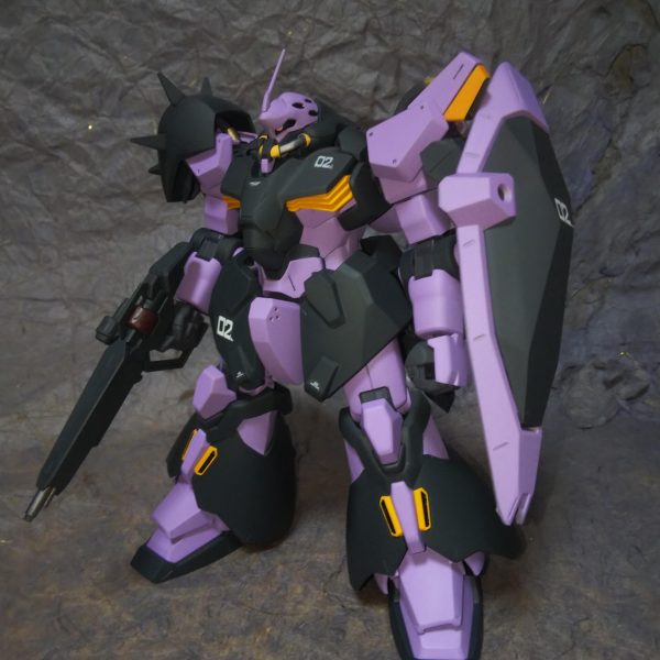 1/144HGUCメッサーF02型黒い3連星仕様