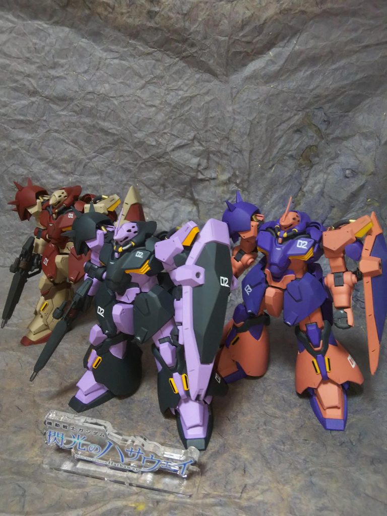 メッサー3体揃い踏み