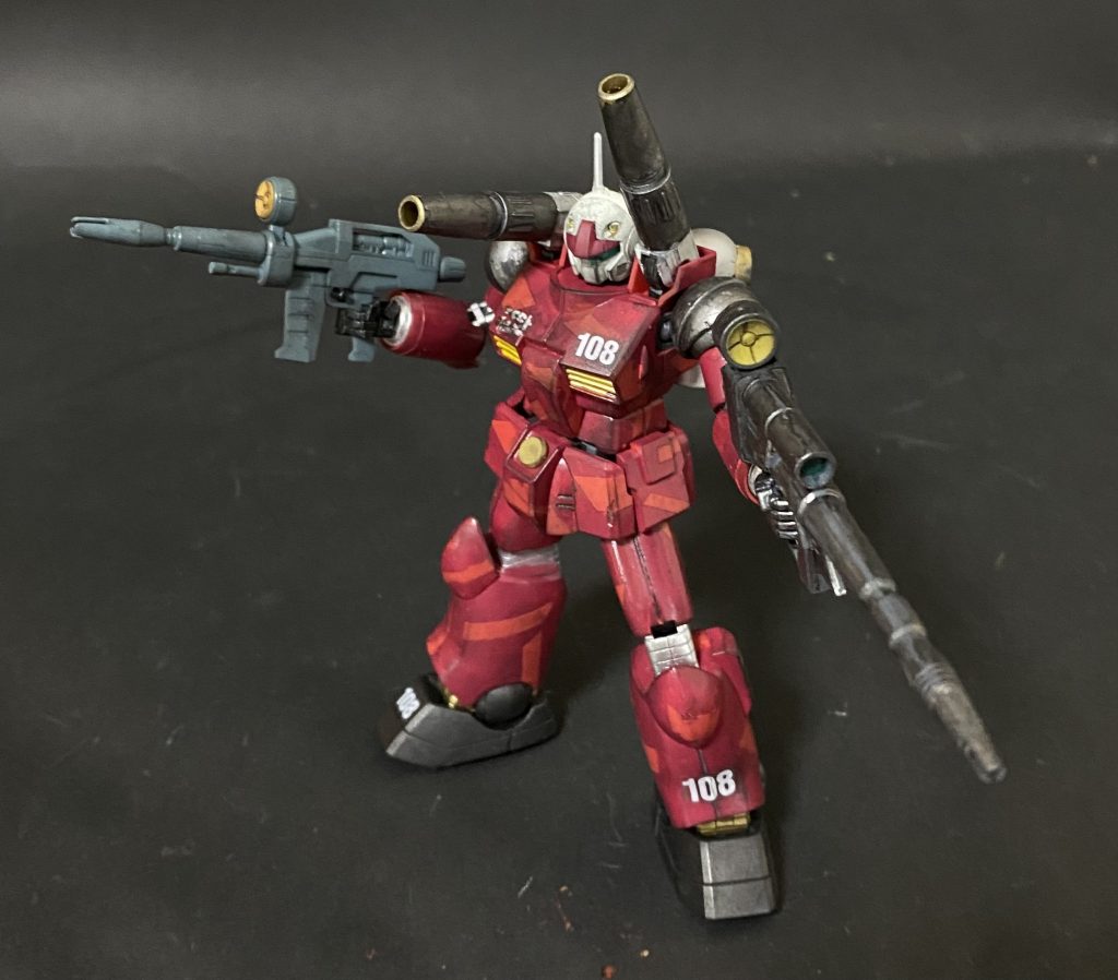 落ち着いた良い赤に塗装出来たと思います♪