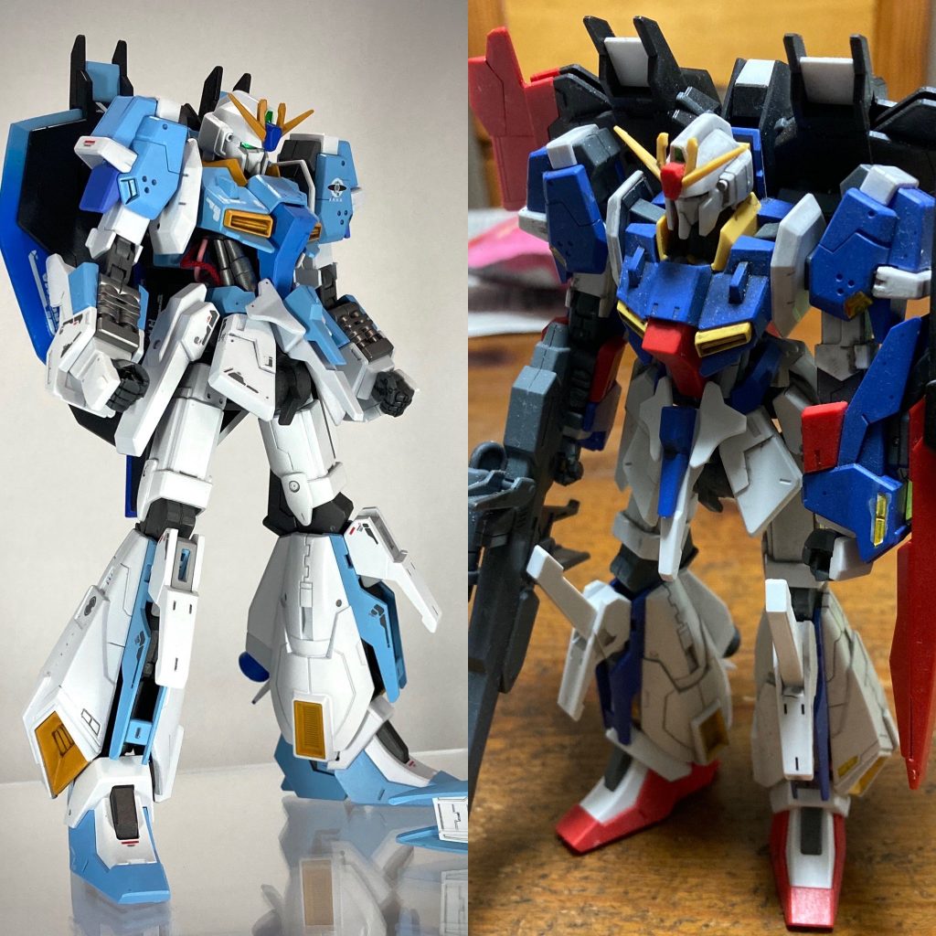 右のイモくさいモビルスーツからエヴォリューション