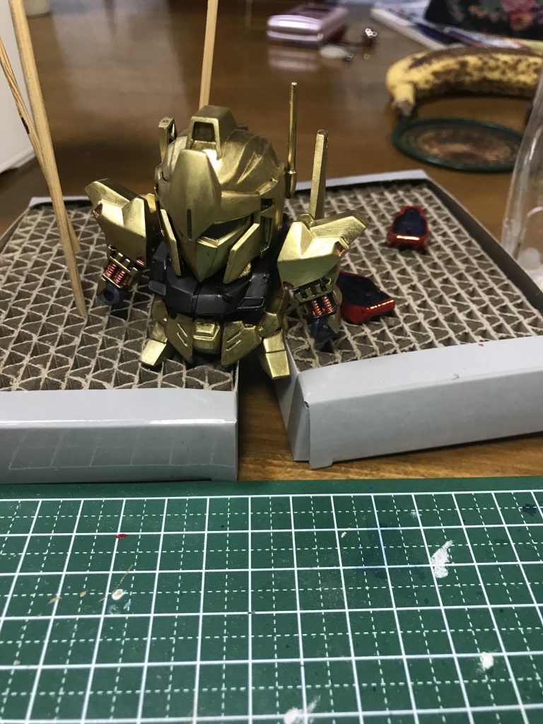 ガンダムマーカでベタ塗り