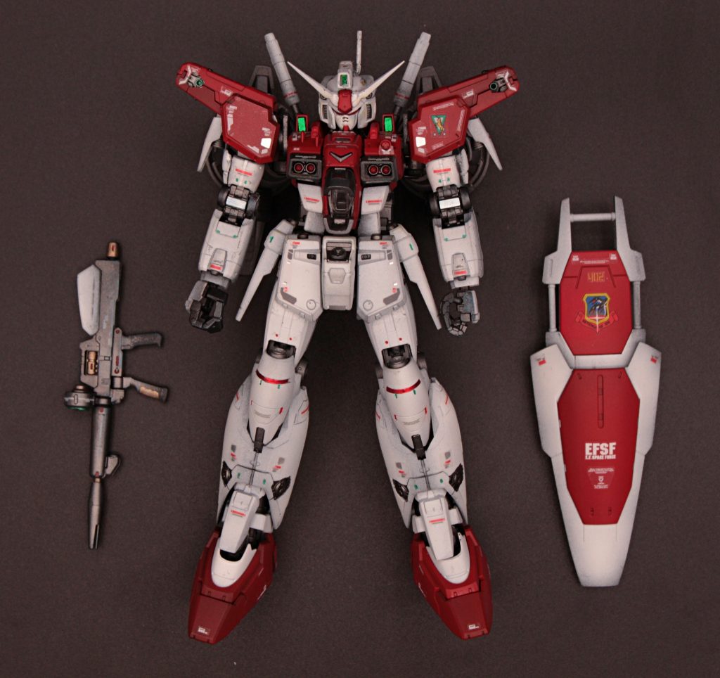 GP01FB verbena(バーベナ) レッド・ウェイライン(ジョニーライデン)専用機–2枚目/制作者：@keikun_245