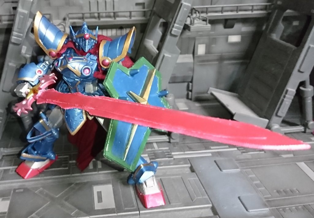 炎の大剣 騎士よりも大きい