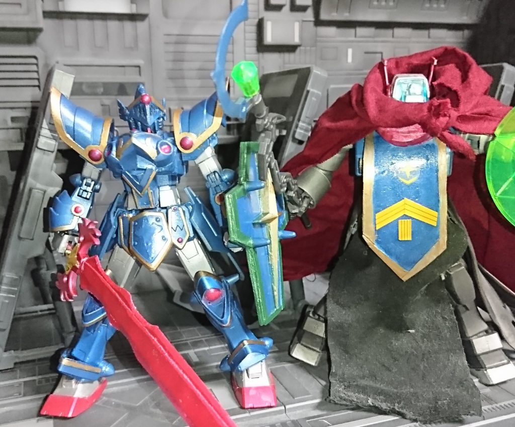 じつは僧侶ガンタンクのほうが大きくなって・・・パワー系僧侶みたいに( ゚Д゚)そのうち戦士ガンキャノンも作ります騎士系はザクF2やグフや騎士ガンダム(マークⅢ・マークⅡ・ブラックウォリアベース)等も作成してUPしています