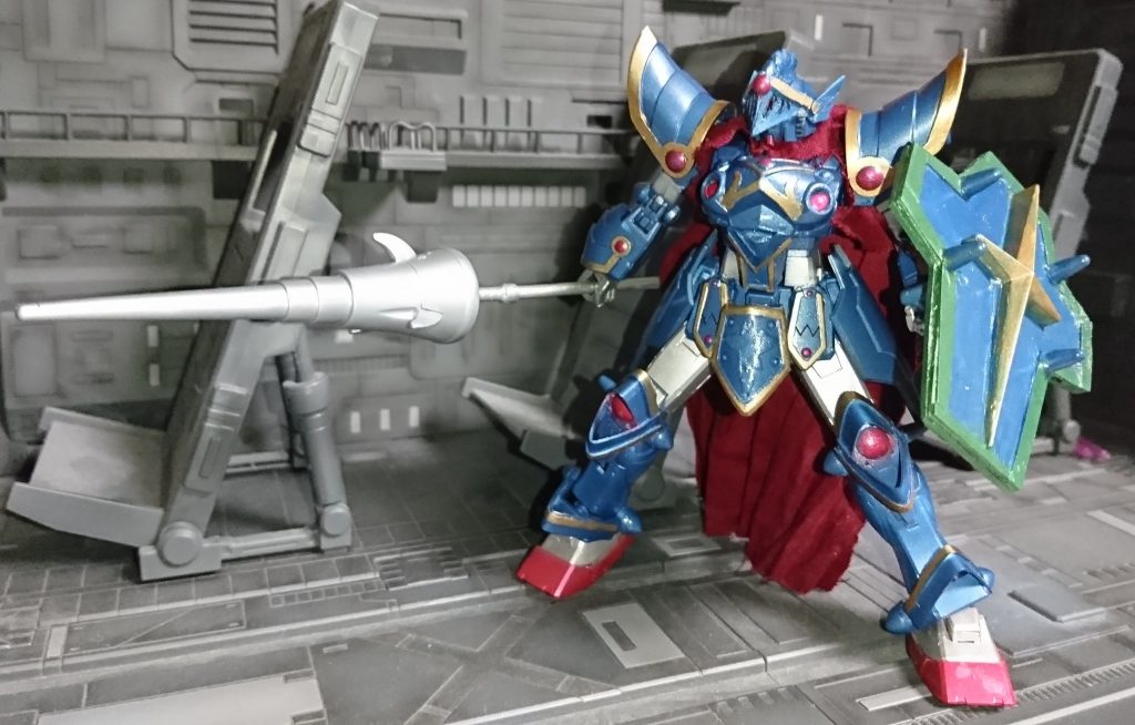 電磁ランサー 前に作った騎士ガンダム(マーク3ベース)と同じくレジェンドBBのを延長