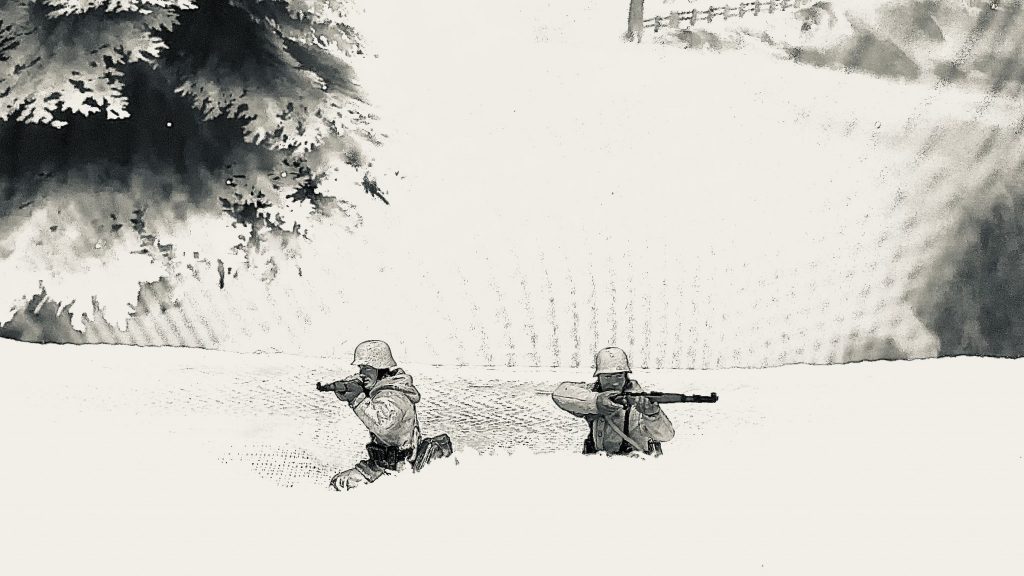 連邦兵「生身で斥候なんざとんだハズレくじだぜ、まったく」連邦兵「ジオンの連中、もぬけの殻だとありがたいんだがな」