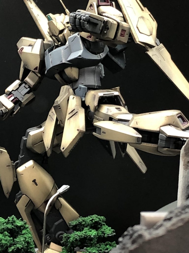 百式単体です。半艶仕上げのチッピングとシャドー吹き仕上げです😊