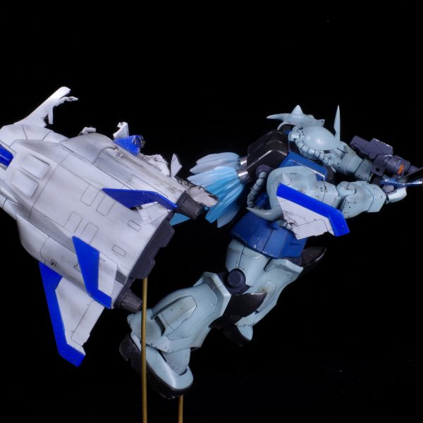 HGUC1/144グフカスタム & EX1/144ジェットコアブースター