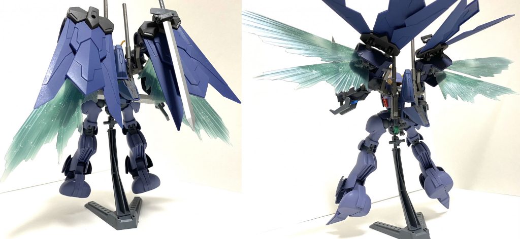 オーラコンバーターと翅を展開した時の後ろ姿が大好き後ろ姿はこうブワァっと広がるイメージ