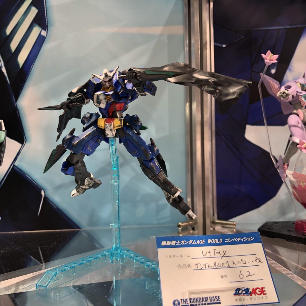 今回の作品ですが、現在ガンダムベース東京様にて展示させて頂いておりますのでお近くにお寄りの際は見ていただければと思います。